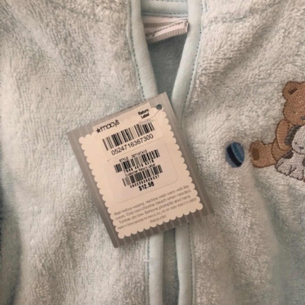 Baby Terry Cloth Robe - Picture 3 of 3